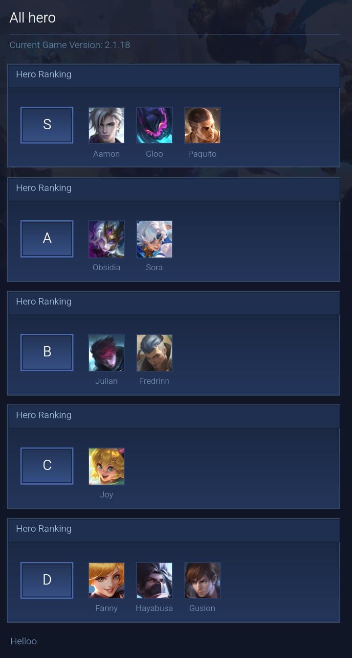 All hero