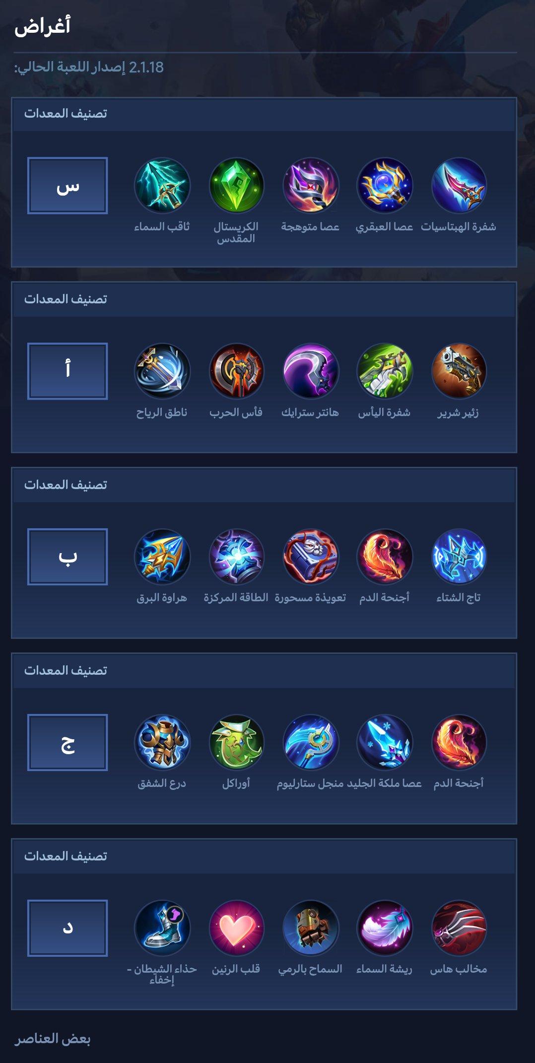 items