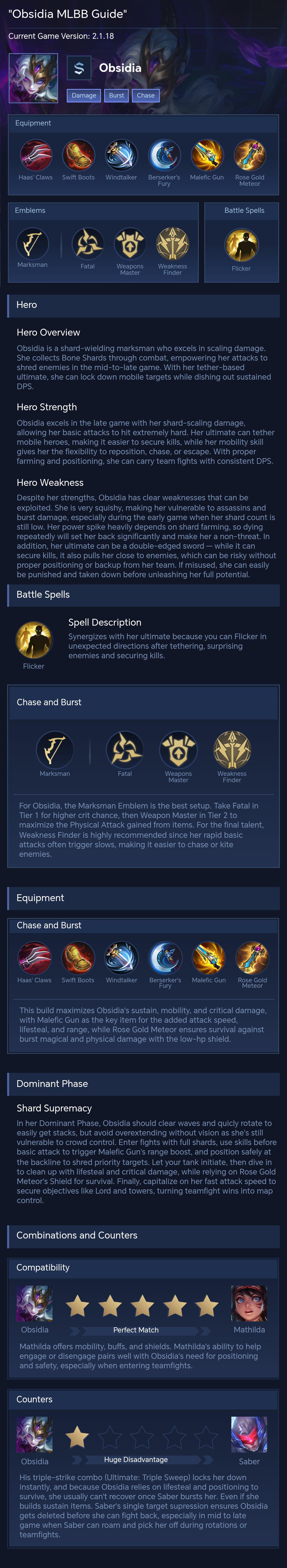 "Obsidia MLBB Guide"