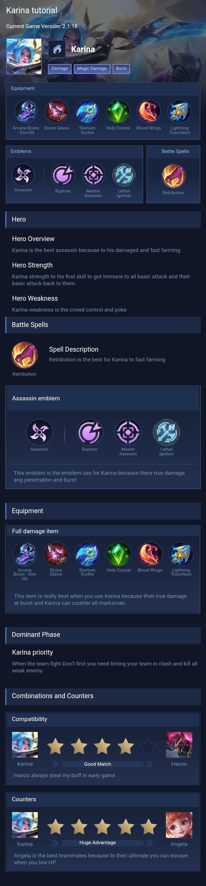 Karina tutorial